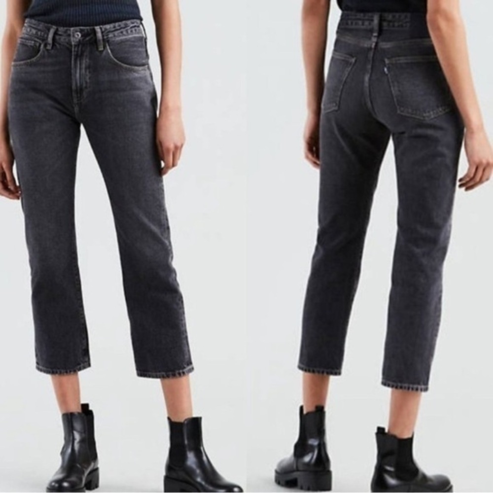Levi's Made & Crafted Slim Crop Selvedge Jeans Size 29 Rolling Stone Wash